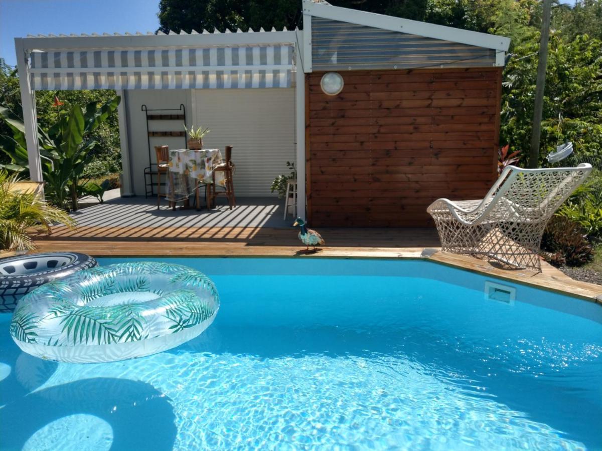 S'Cale Tropikal - Gite Cosy Avec Piscine Privee Petit-Canal Exterior foto